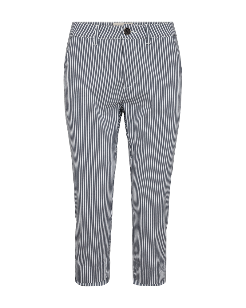 FQREX - GESTREIFTE CAPRIHOSE - BLAU