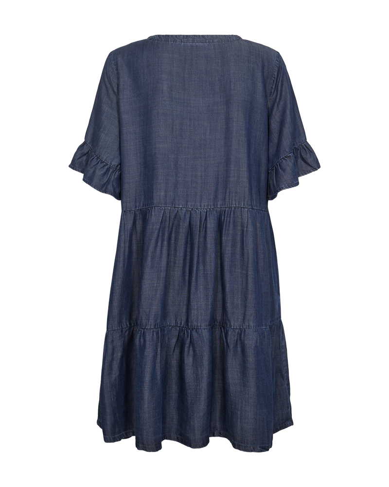 FQRENNA - KLEID IM DENIM-LOOK - BLAU