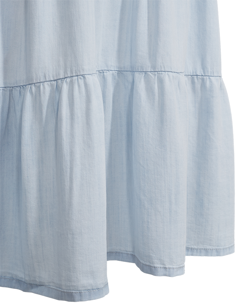 FQRENNA - KLEID IM DENIM-LOOK - BLAU