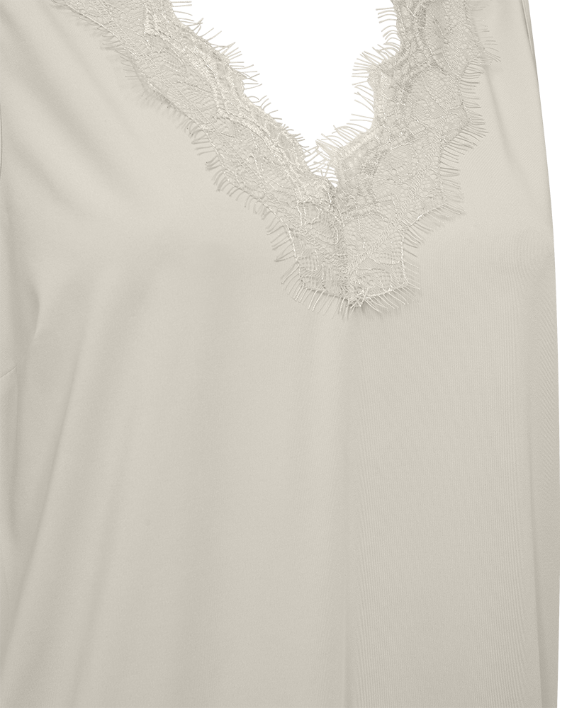 FQBICCO – SPITZENTOP - BEIGE