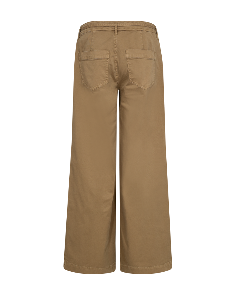 FQINGA – HOSE MIT BÄNDERN - BRAUN