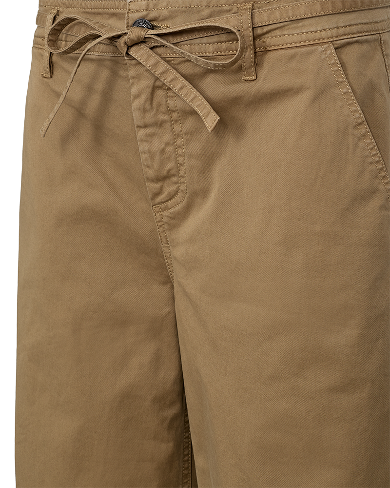 FQINGA – HOSE MIT BÄNDERN - BRAUN