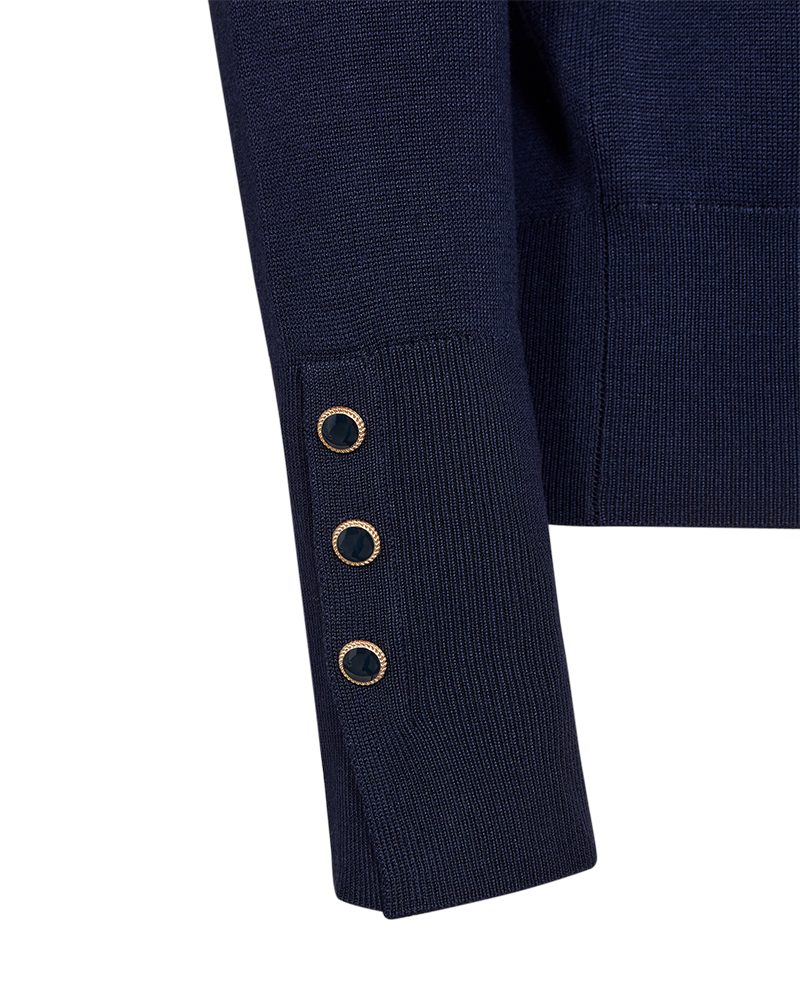 FQKATIE - PULLOVER - BLAU