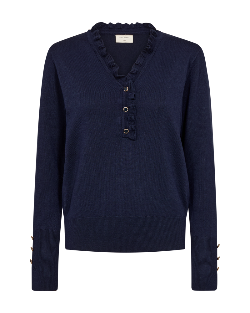 FQKATIE - PULLOVER - BLAU