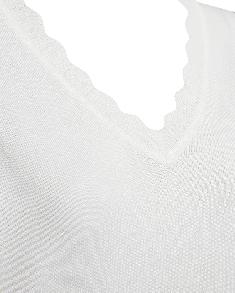 FQKATIE - PULLOVER - WEISS