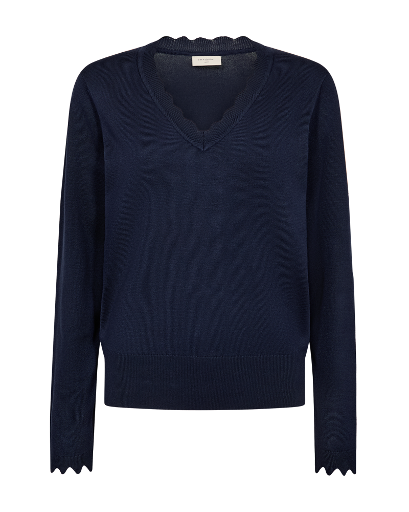 FQKATIE - PULLOVER - BLAU