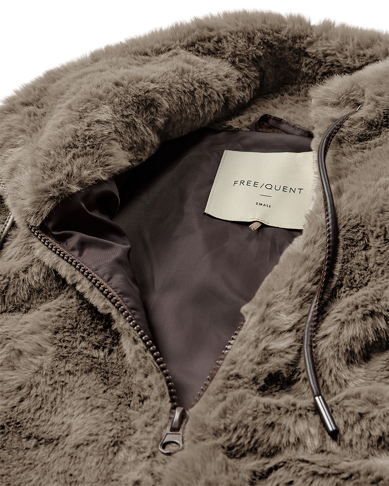 Kunstpelz Jacke Fellweste Kunstfell Weste Aus Kunstfell, Mit