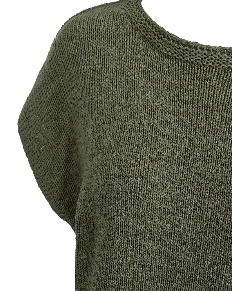 FQTAPPER - GESTRICKTER PULLOVER - GRÜN