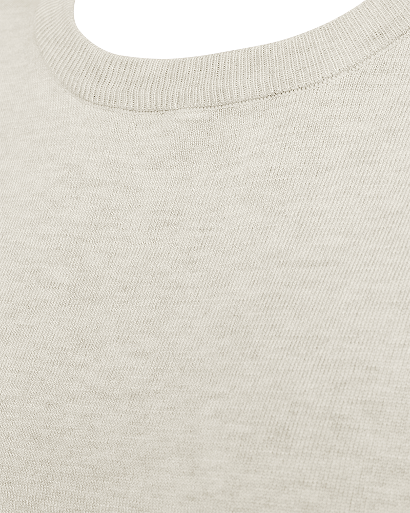 FQCONNY – FEINSTRICK-PULLOVER - BEIGE