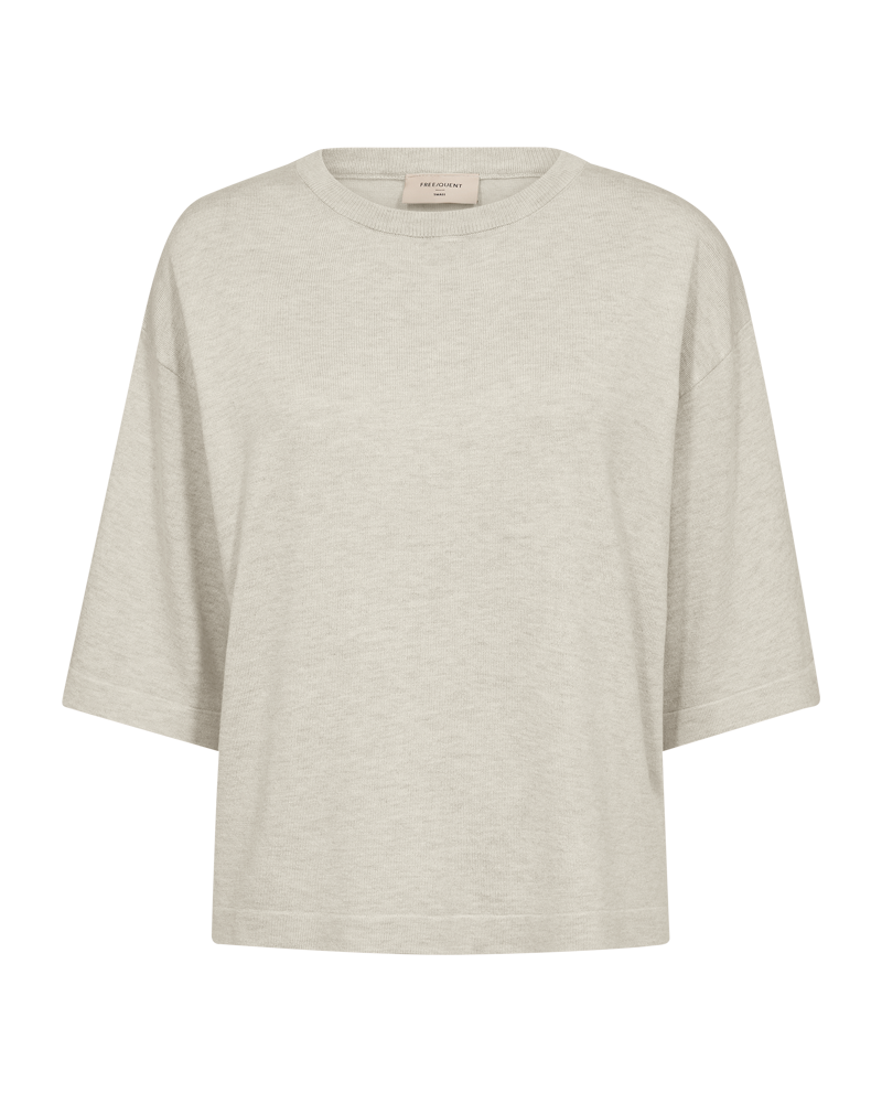 FQCONNY – FEINSTRICK-PULLOVER - BEIGE