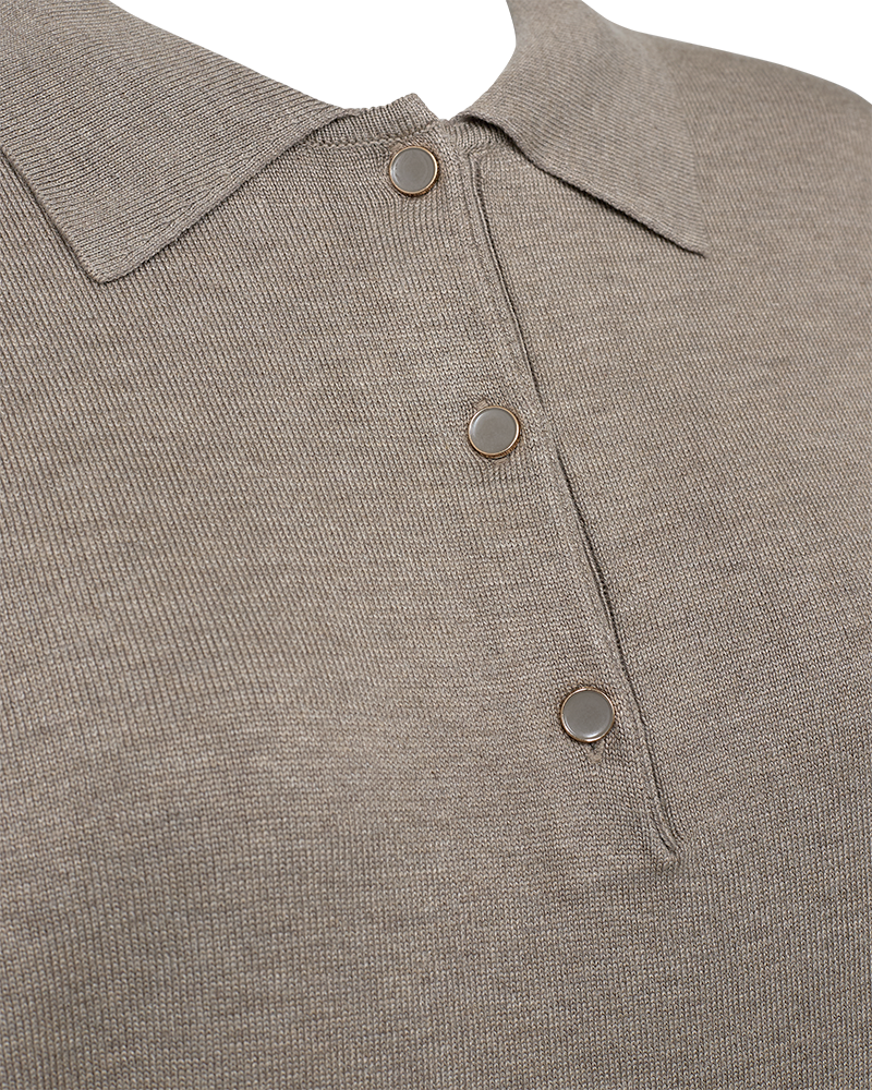 FQKATIE - PULLOVER - BRAUN