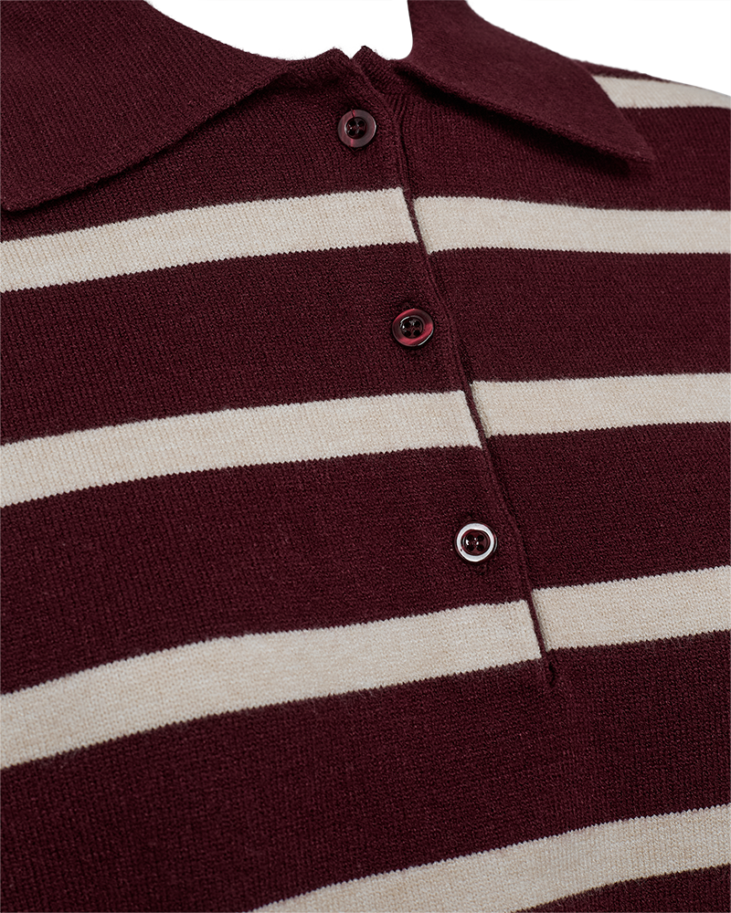 FQCLAURA – PULLOVER - BORDEAUX