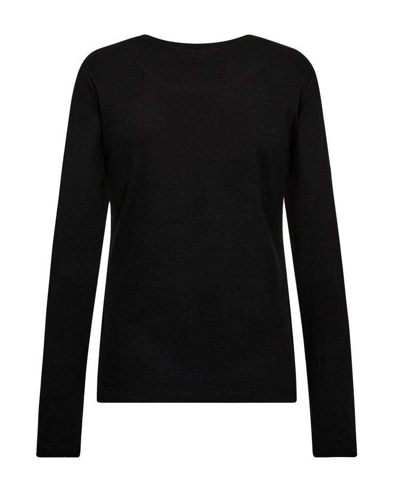 FQEVELYN – LANGARM-T-SHIRT - SCHWARZ