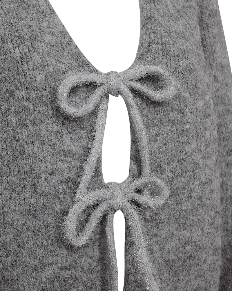 FQGRSLULU - CARDIGAN - GRAU