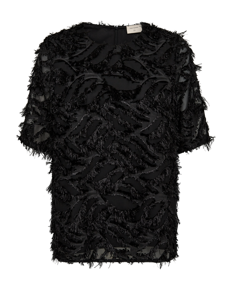FQVILLA - BLUSE - SCHWARZ