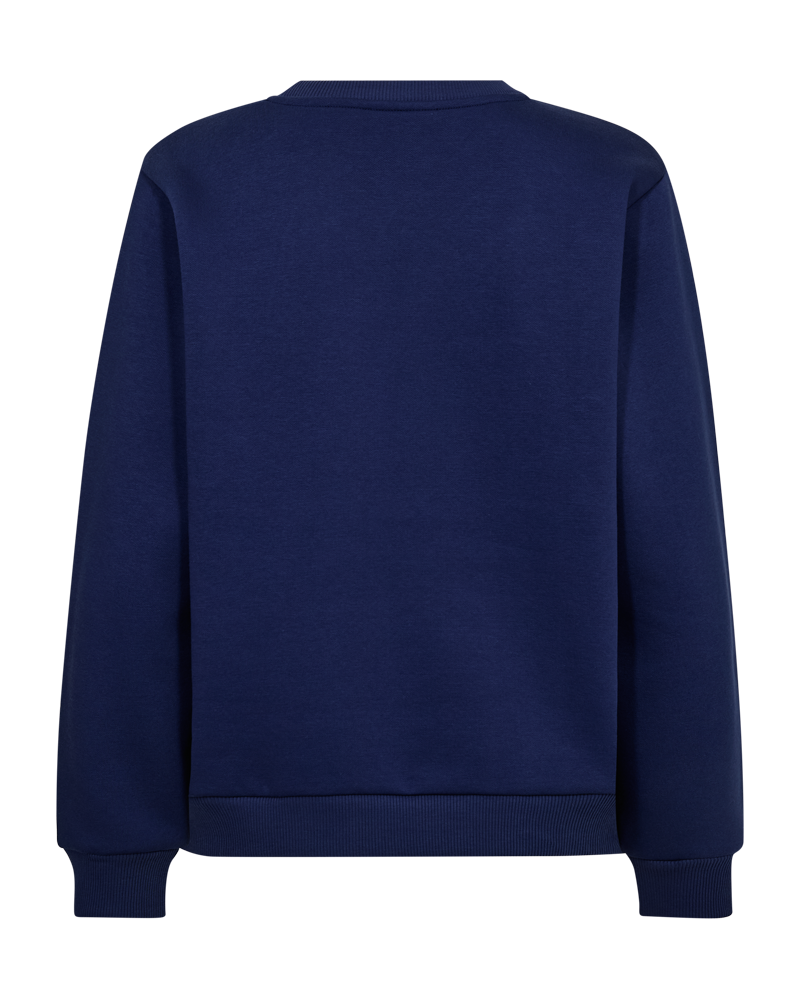FQKAMELA - PULLOVER - BLAU UND BEIGE