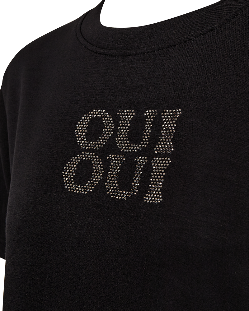 FQMALAK - T-SHIRT - SCHWARZ