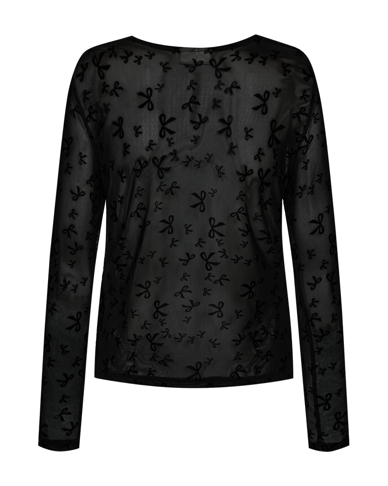 FQISKA - BLUSE - SCHWARZ