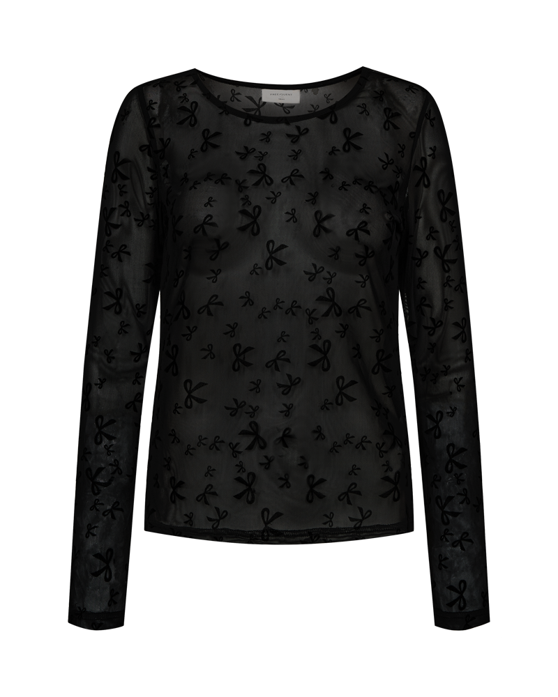 FQISKA - BLUSE - SCHWARZ