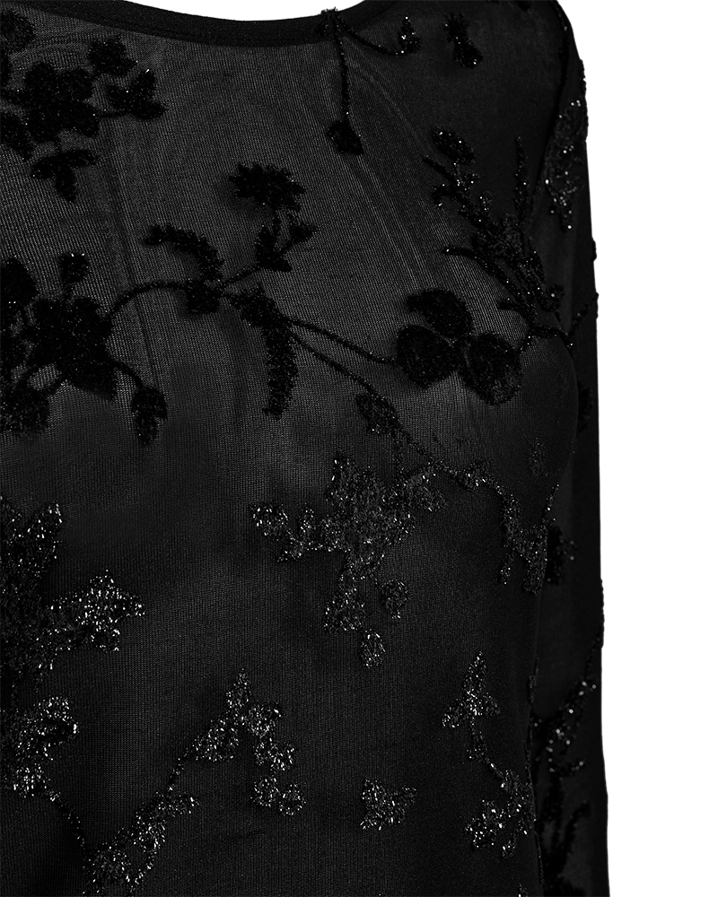 FQBISKA - BLUSE - SCHWARZ