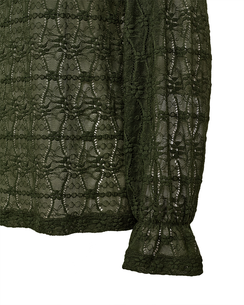 FQIBENA - BLUSE - GRÜN