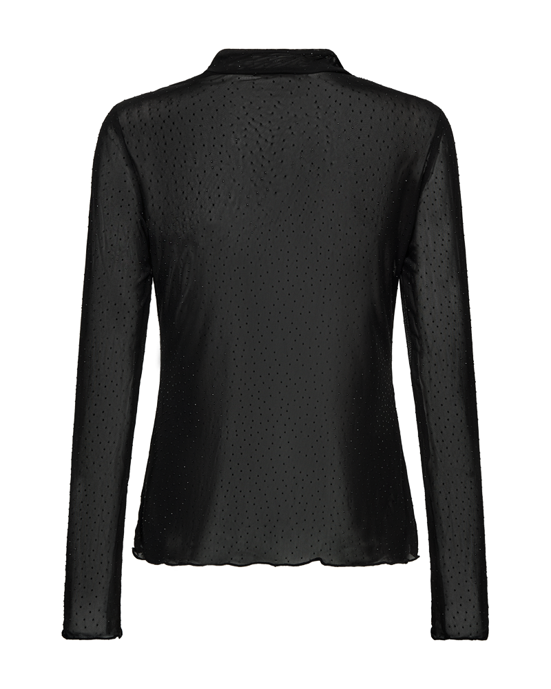 FQISKA - BLUSE - SCHWARZ