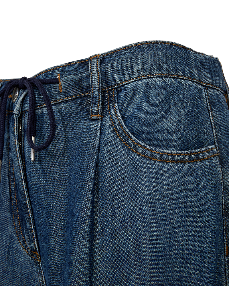 FQMILO - DENIM HOSE - BLAU