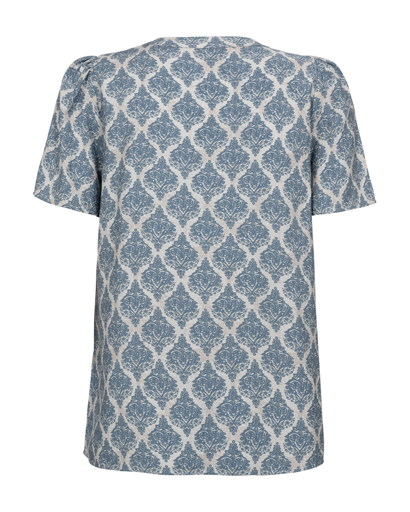 FQABY - BLUSE - WEISS UND BLAU