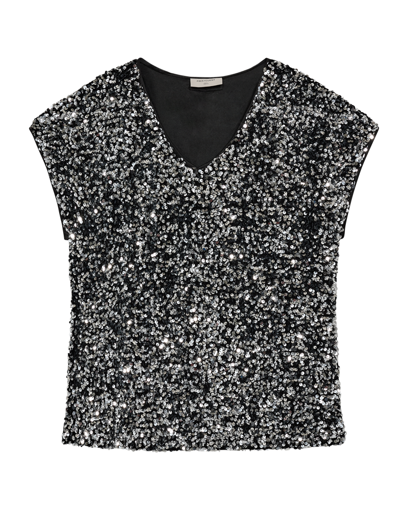 FQLUNE - BLUSE - SCHWARZ