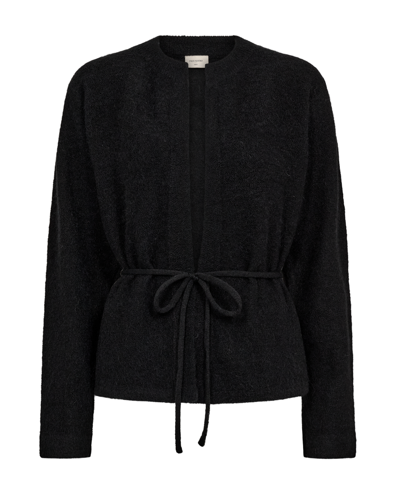 FQMOTO - CARDIGAN - SCHWARZ