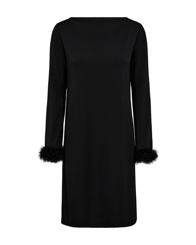 FQELVA - KLEID - SCHWARZ