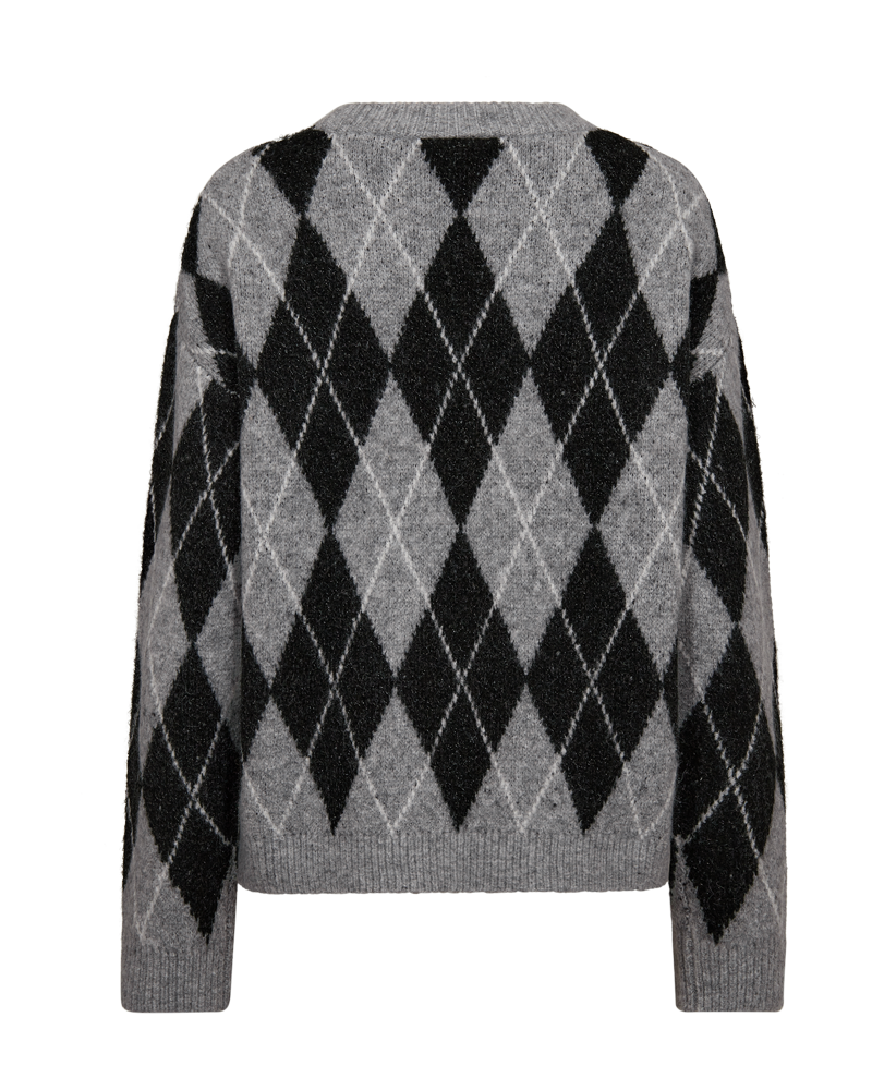 FQGRSVESPER - PULLOVER - SCHWARZ UND GRAU