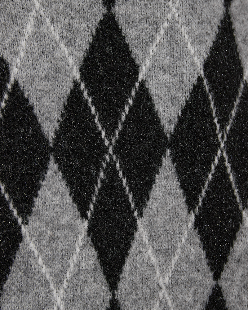 FQGRSVESPER - PULLOVER - SCHWARZ UND GRAU