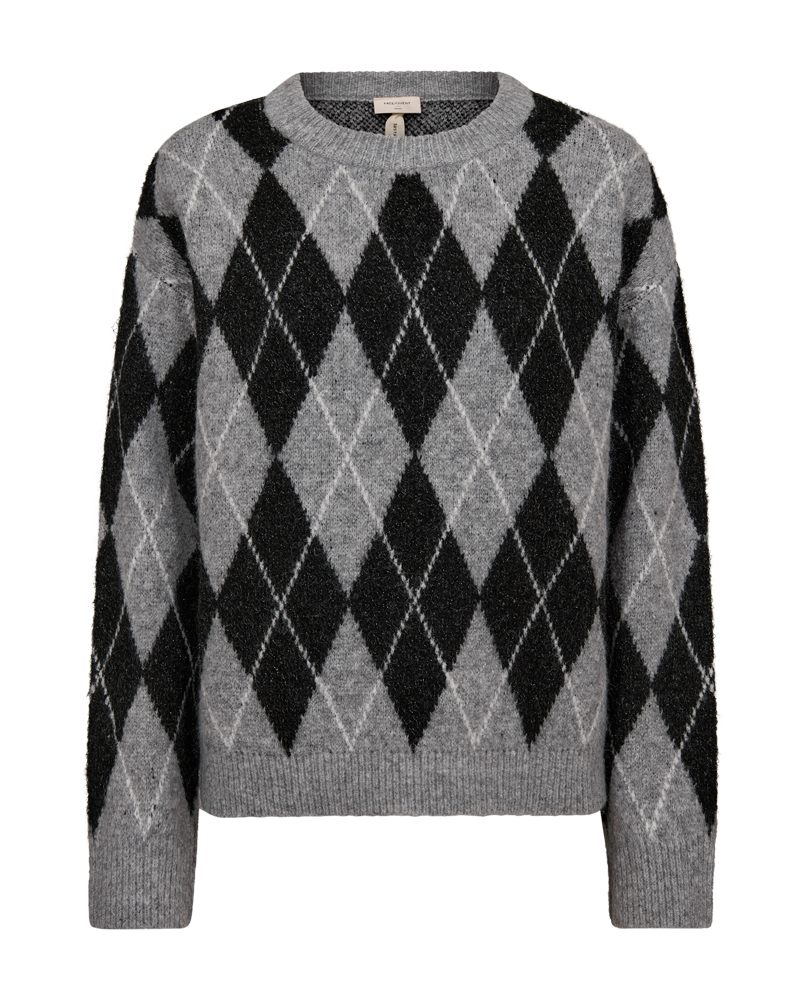 FQGRSVESPER - PULLOVER - SCHWARZ UND GRAU