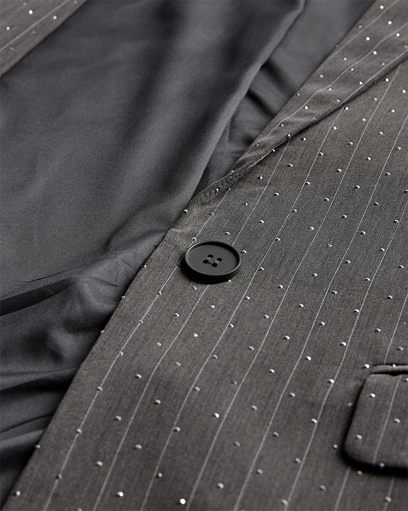 FQWIDY - BLAZER - WEISS UND GRAU