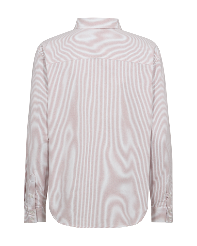 FQOXFORD - HEMD - ROSA UND WEISS