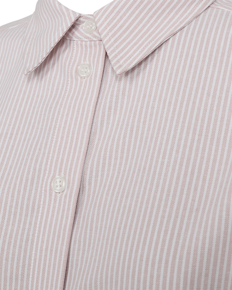 FQOXFORD - HEMD - ROSA UND WEISS
