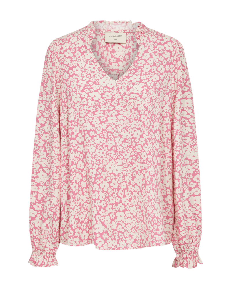 FQADNEY - BLUSE - ROSA UND BEIGE