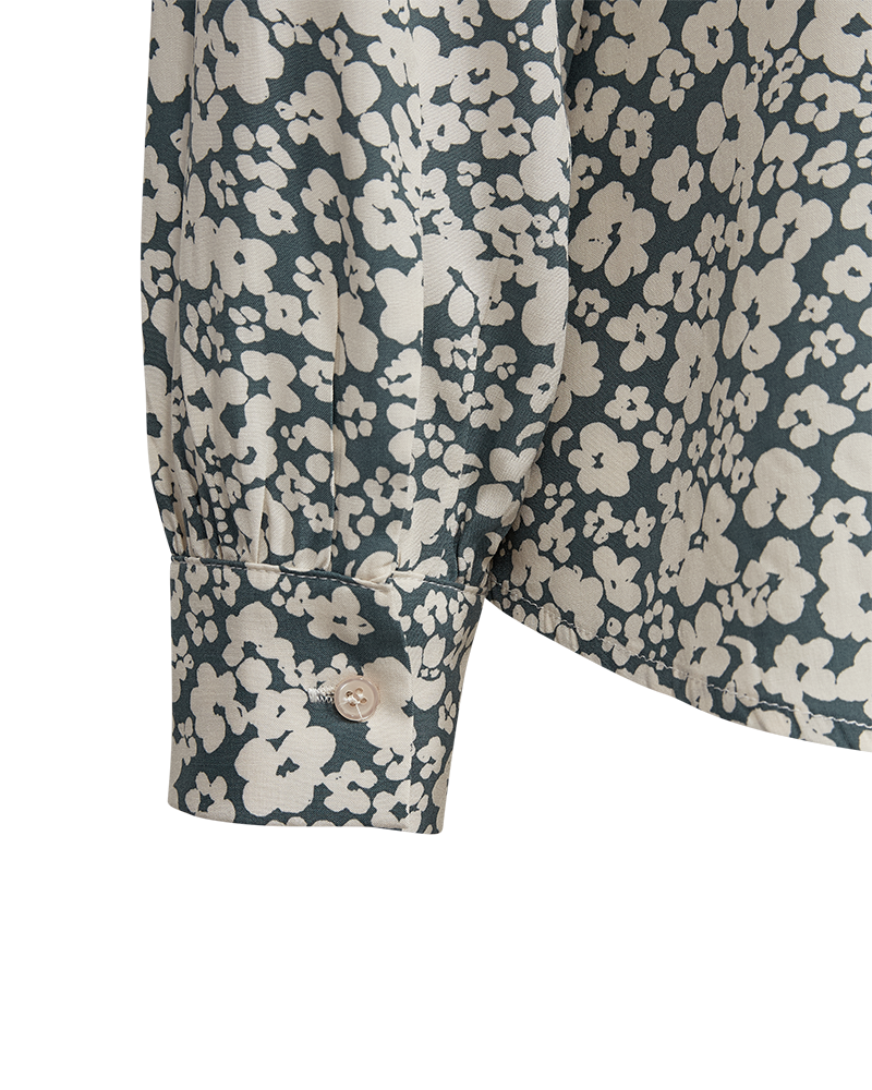 FQADNEY - HEMD - GRÜN UND BEIGE