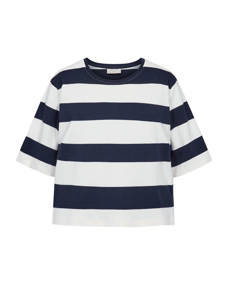 FQFAMILA - T-SHIRT - WEISS UND BLAU