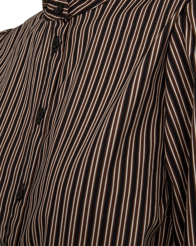 FQJOLIE – BLUSE - SCHWARZ UND BRAUN